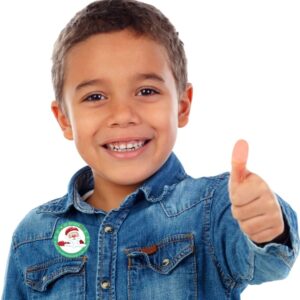 Jó Gyerek Jelvény a Mikulástól