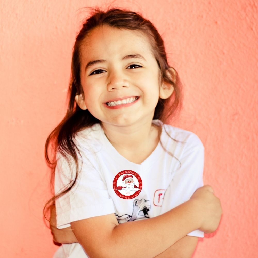 Névre Szóló Jó Gyerek Jelvény a Mikulástól